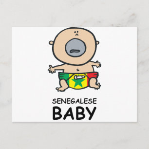 Postal Bebé senegalés
