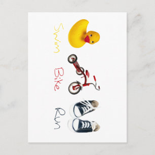 Postal Bebé Swim Bike Run