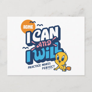Postal Bebé TWEETY™ - Puedo Y Lo Haré