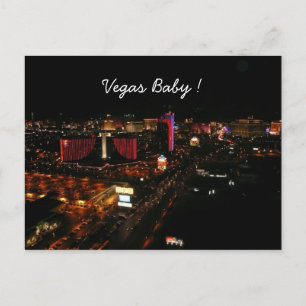 Postal ¡Bebé vegas!