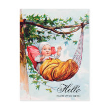 Bebé ventilado divertida saludando en arte de hama