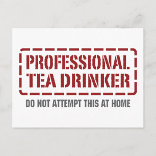 Postal Beber de té profesional