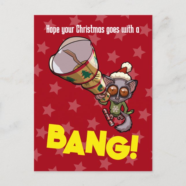 Postal ¡Bebés Navidades Bonbon Bang! Personalizado (Anverso)
