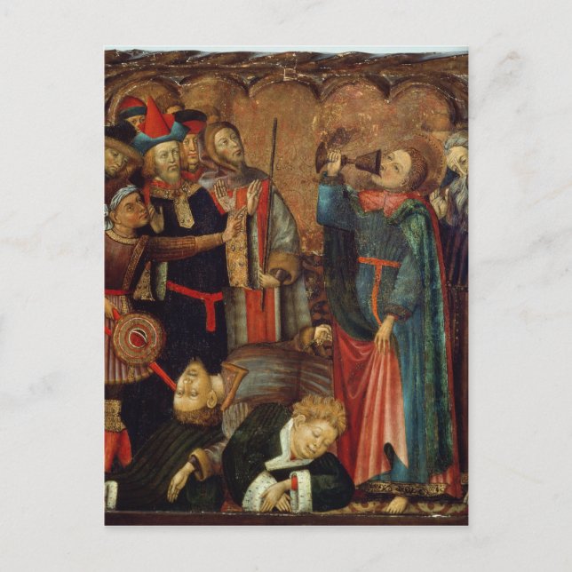 Postal Bebida evangelista de San Juan (Anverso)