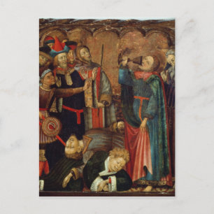 Postal Bebida evangelista de San Juan