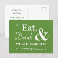 Bebida Verde De Comida Nos Casamos Con Elopement R
