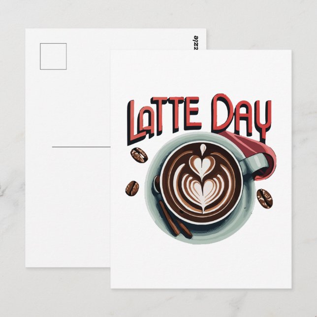 Postal Bebidas de Café (Anverso / Reverso)