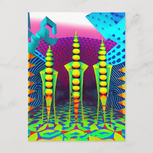 Postal Beckon de nuevas dimensiones - arte de los indicad (Anverso)