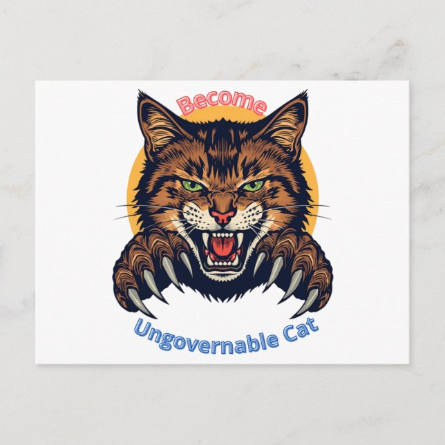 Postal Become Ungovernable Cat (Anverso)