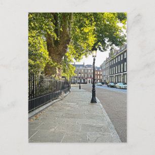 Postal Bedford Square, Bloomsbury, London UK Postcard