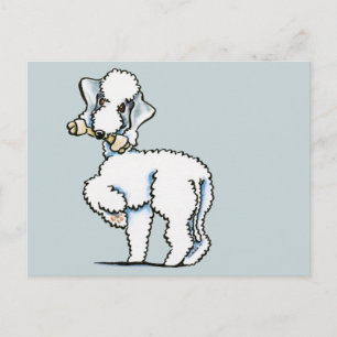 Postal Bedlington Terrier Rosie