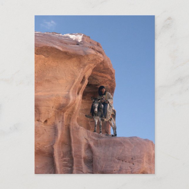 Postal Beduina de Petra (Anverso)