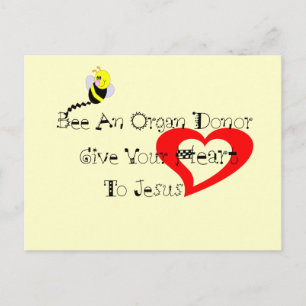 Postal Bee A Organ Donante