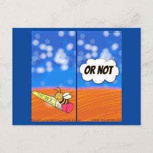 Postal Bee de Shakespearian Rick London Funny