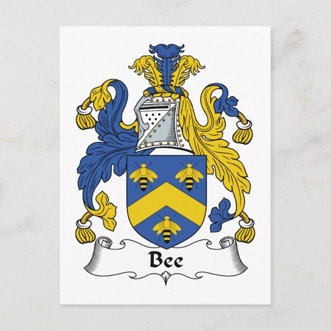 Postal Bee Family Crest (Anverso)