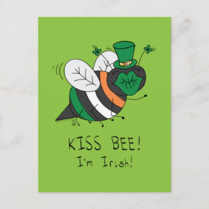 Postal Bee Irish Funny St. Patrick's Day