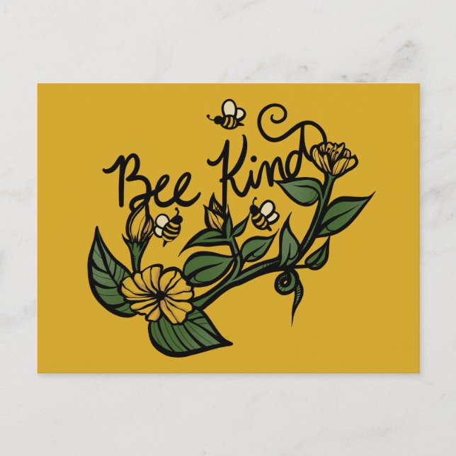 Postal Bee Kind (Anverso)