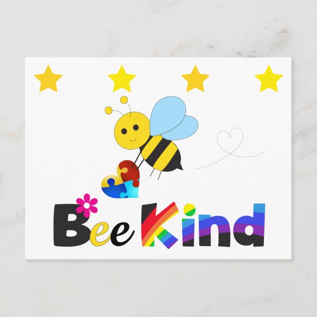 Postal Bee Kind (Anverso)