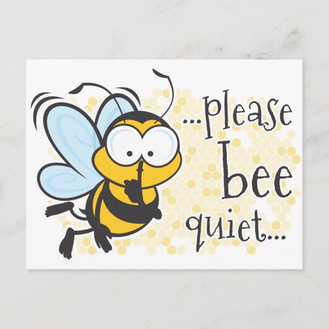 Postal Bee Quiet (Anverso)
