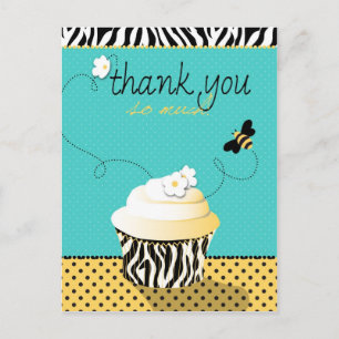 Postal Bee TY de Cumpleaños