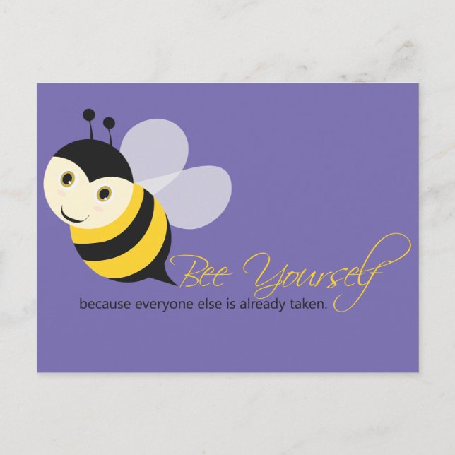 Postal Bee Yourself (Anverso)