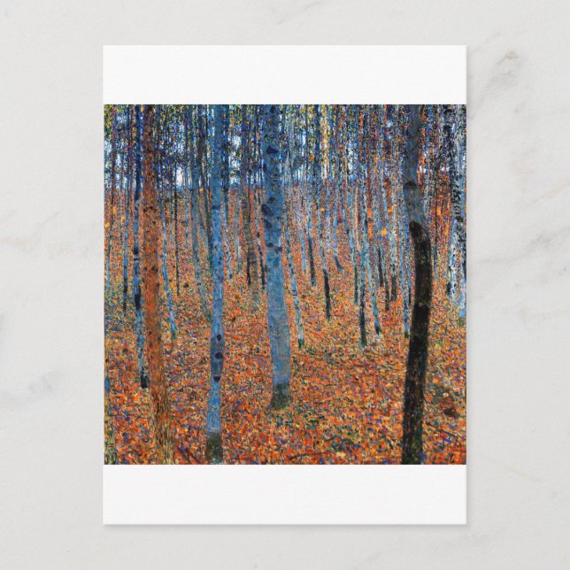 Postal Beech Grove, Gustav Klimt (Anverso)