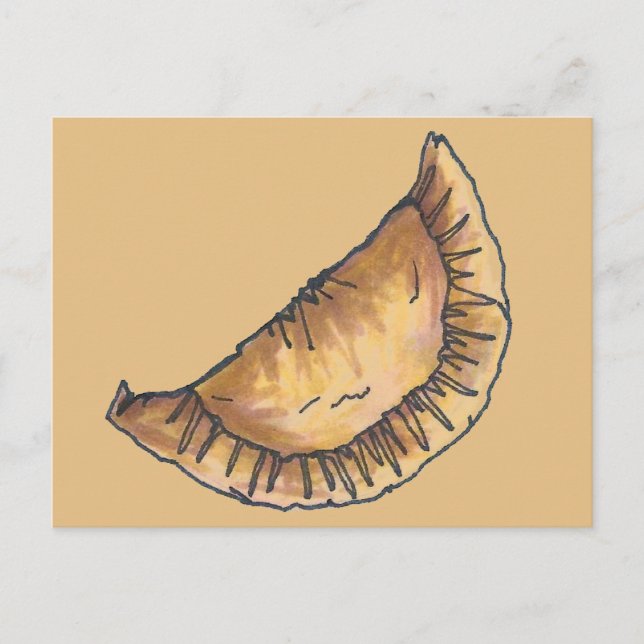 Postal Beef Empanadas Papel alimenticio español latinoame (Anverso)