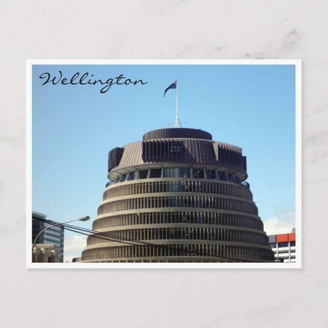 Postal beehive top wellington (Anverso)