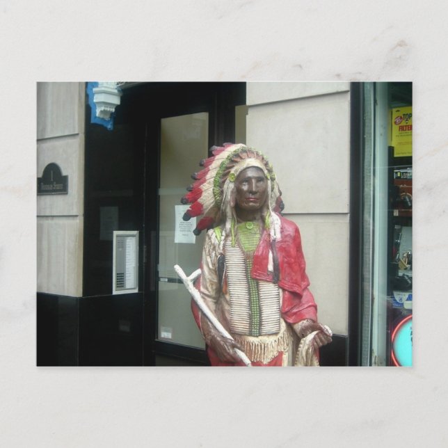 POSTAL BEEKMAN STREET INDIAN (Anverso)