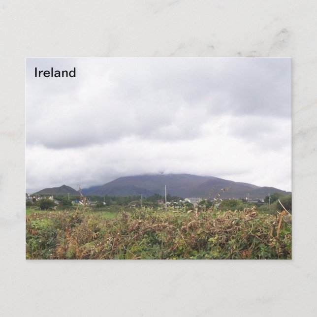 Postal Beenoskee - Montaña Carrigadav, Kerry, Irlanda (Anverso)