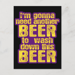 Postal Beer divertida
