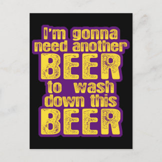 Postal Beer divertida