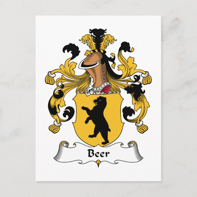 Postal Beer Family Crest (Anverso)