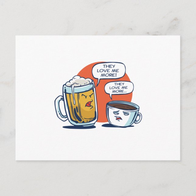 Postal Beer Vs Café (Anverso)