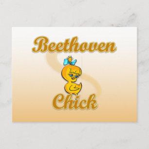 Postal Beethoven Chick