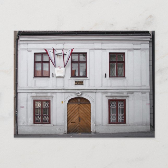 Postal Beethoven - Grillparzer Haus (Anverso)