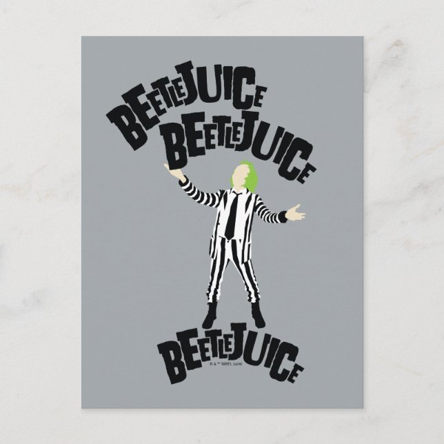 Postal Beetlejuice Beetlejuice Beetlejuice (Anverso)