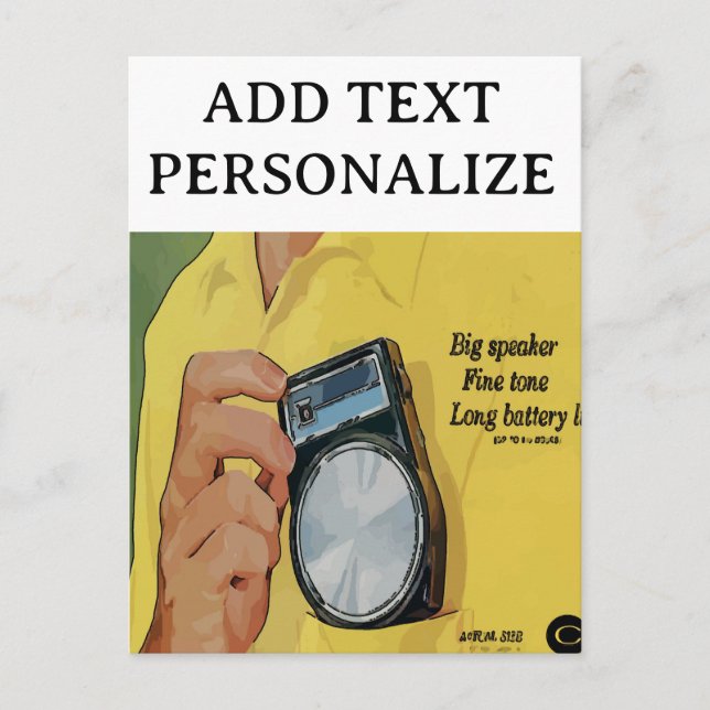 Postal Before Cell Phone, Transistor Radios (Anverso)