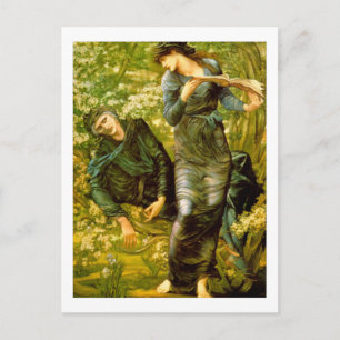 Postal Beguiling of Merlin - Edward Burne-Jones