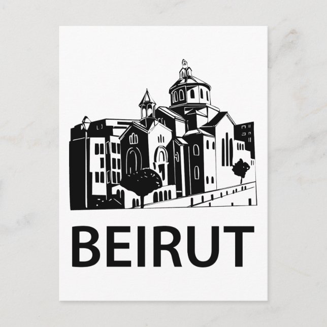 Postal Beirut (Anverso)