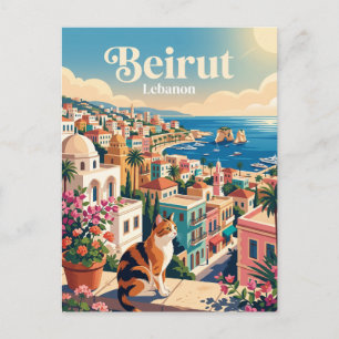 Postal Beirut Líbano