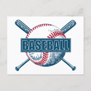 Postal Béisbol color personalizado