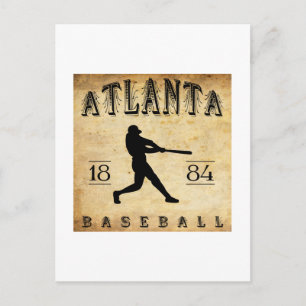 Postal Béisbol de Atlanta Georgia 1884