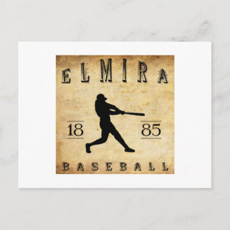 Postal Béisbol de Elmira Nueva York 1885