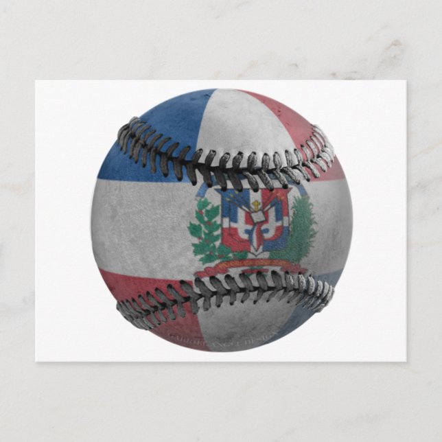 Postal Béisbol de República Dominicana (Anverso)