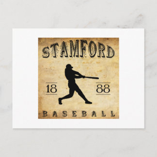Postal Béisbol de Stamford Connecticut 1888