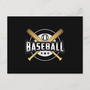 Postal Béisbol Deportes Catcher Bat Pitcher Gracioso rega