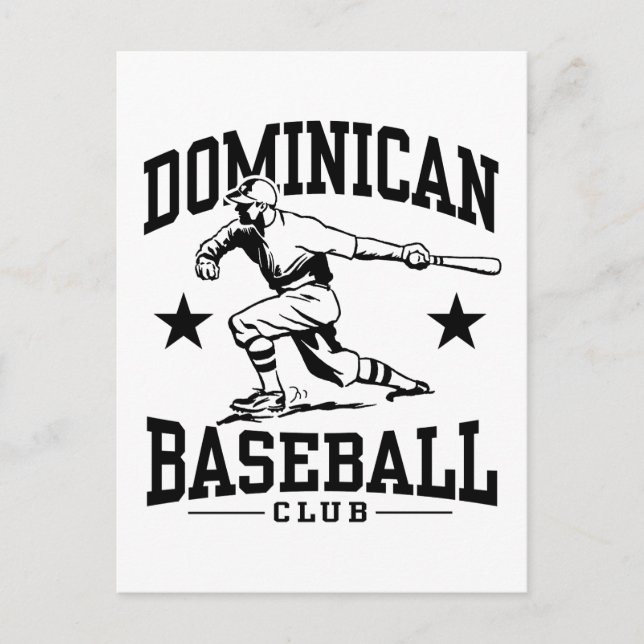 Postal Béisbol dominicano (Anverso)