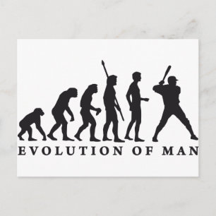 Postal béisbol evolutivo