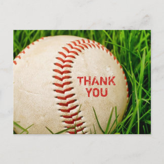 Postal Béisbol Gracias Postcard